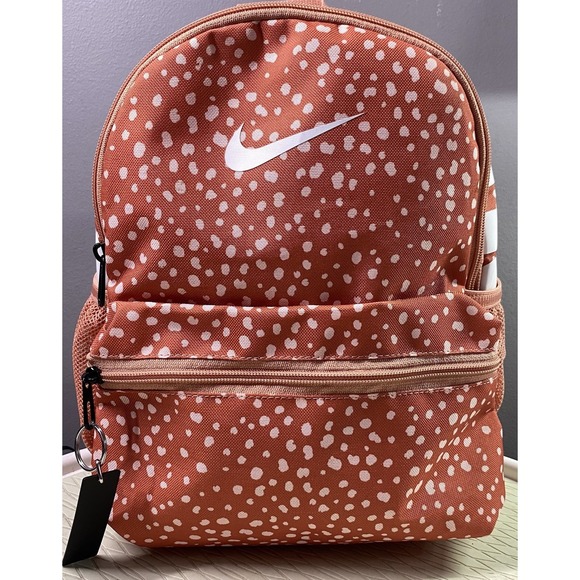 JORDAN NIKE GIRLS MINI JUST DO IT TRAVEL PEACH&WHITE GYM BACKPACK 12x9x4" - Picture 1 of 12